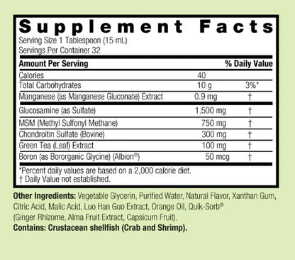 Natures Answer Glucosamine and Chondroitin - Alcohol Free Liquid