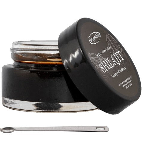 Resina shilajit pura do Himalaia 50g