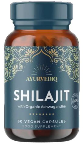 Ayurvediq Organic Shilajit and Ashwagandha 60 caps