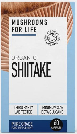 ORGANIC SHIITAKE MUSHROOM – 60 CAPSULES