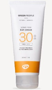 Green People Scent Free Sun Cream SPF30 200ml - Health Emporium