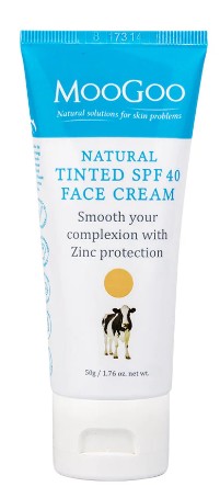 MooGoo Tinted SPF 40 Face Cream, 50gr