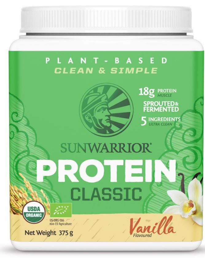 Sunwarrior Classic Organic Protein Vanilla 375g