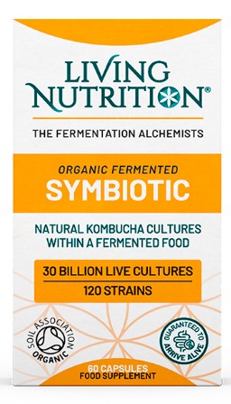 Living Nutrition Simbiótico Fermentado Orgânico 60 Cápsulas