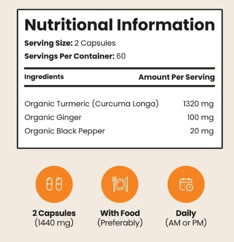 Vitabright Turmeric Curcumin Tablets