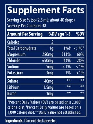 Trace Minerals Concentrace Trace Mineral Drops Glass 4oz