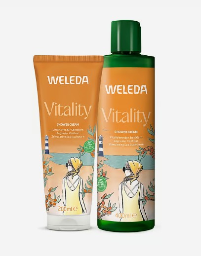 Weleda Vitality Shower Cream Sea Buckthorn