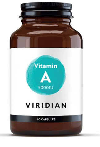 Viridian Vitamin A 5000iu 60 caps
