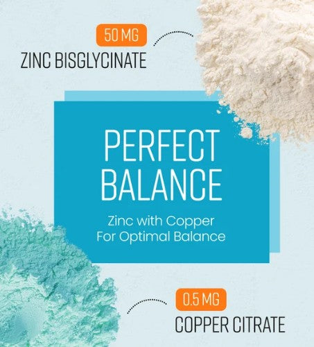 Vitabright Zinc Bisglycinate Tablets with Copper