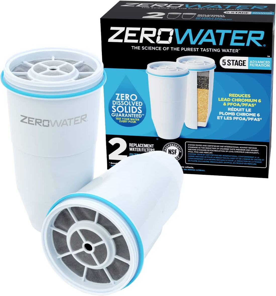 ZEROWATER 替換過濾器 2 件裝