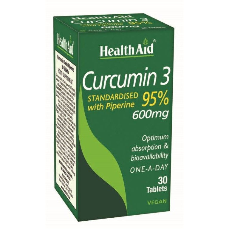 HealthAid Curcumin 3 Tablets - Health Emporium