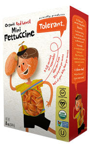 Mini-fettuccini de lentilha vermelha orgânica 227g - health emporium