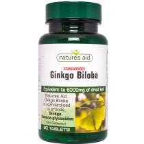Natures Aid Ginkgo Biloba 90&