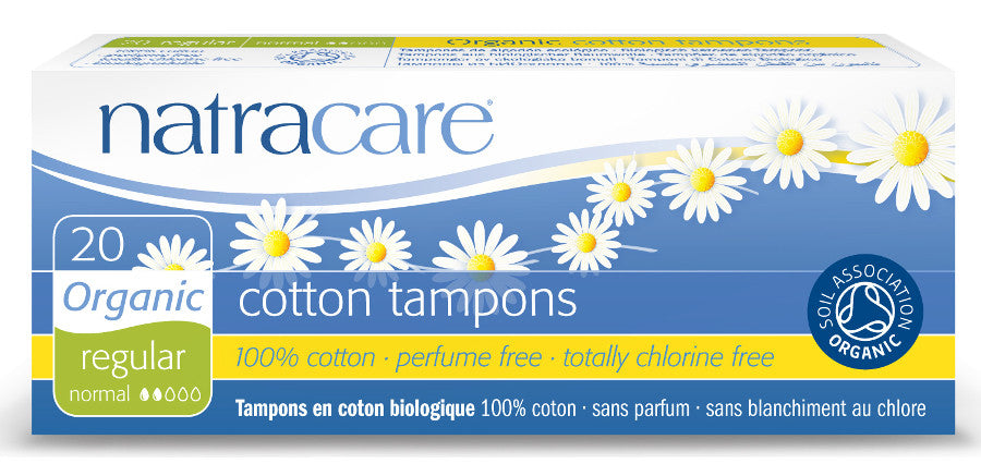 Natracare Organic Cotton Tampons - Regular - 20 - Health Emporium