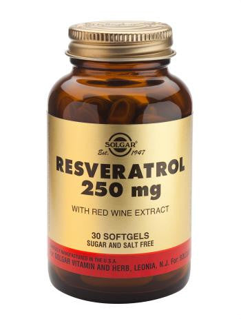 Resveratrol 250 mg Softgels - Health Emporium