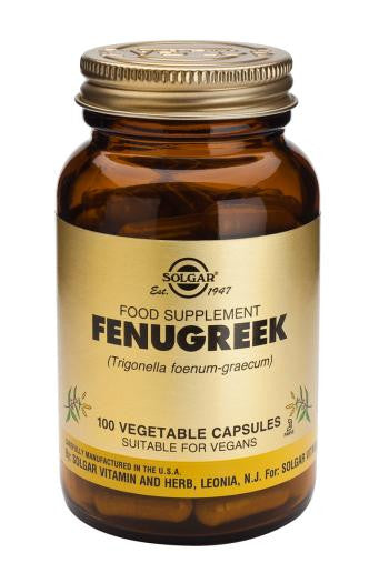 Fenugreek 100 φυτικές κάψουλες - Εμπορικό Κέντρο υγείας