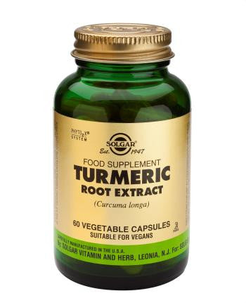 Turmeric Root Extract 60 Vegetable Capsules - Health Emporium