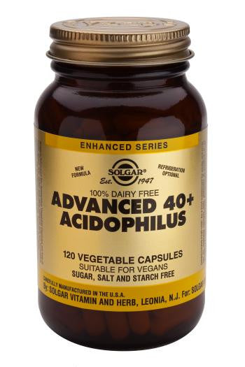 40+ كبسولة نباتية أسيدوفيلوس متقدمة - متجر صحي