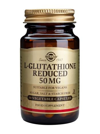 L-Glutathione Reduced 50 mg Vegetable Capsules - Health Emporium