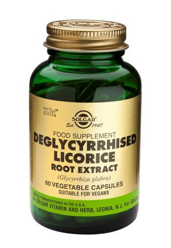 Deglycerrized Licorice Root Extract 60 Vegetable Capsules - Health Emporium