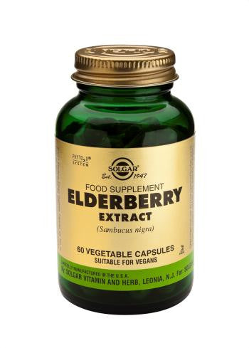 Elderberry Extract 60 Vegetable Capsules OUT OF STOCK - Health Emporium