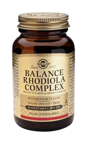 Balance rhodiola complex 60 φυτικές κάψουλες - Εμπορικό Κέντρο υγείας