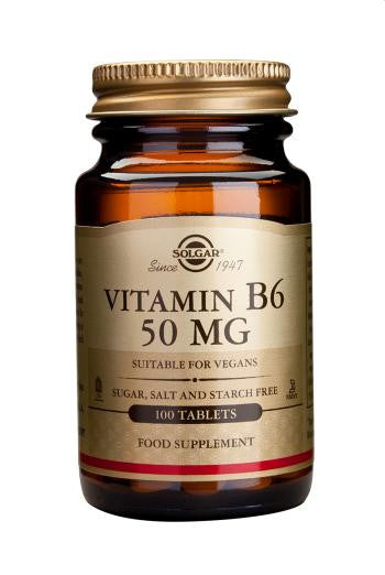 Vitamin B6 50 mg Tablets - Health Emporium