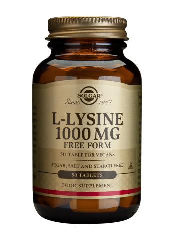 L-Lysine 1000 mg 50 Tablets - Health Emporium