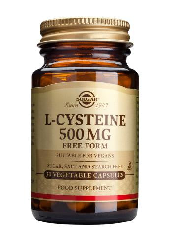 L-Cysteine 500 mg Vegetable Capsules - Health Emporium