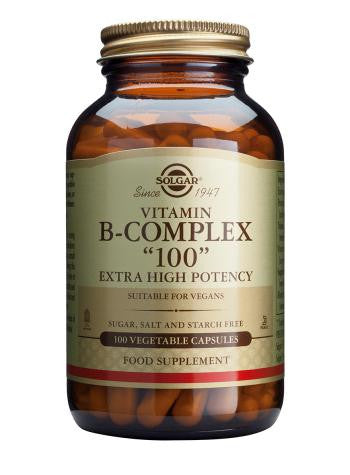 Vitamin B-Complex &quot;100&quot;  100 Vegetable Capsules - Health Emporium