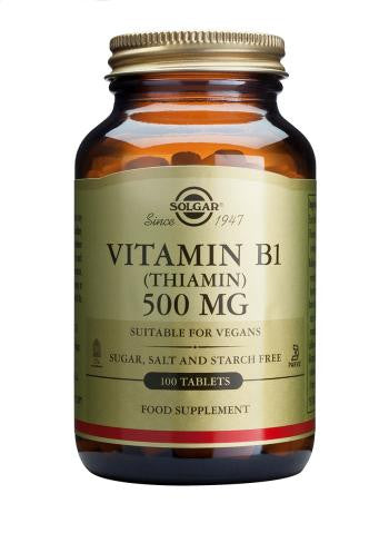 Vitamin B1 500 mg (Thiamin) Tablets - Health Emporium