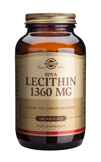 Soya Lecithin 1360 mg 100 Softgels - Health Emporium