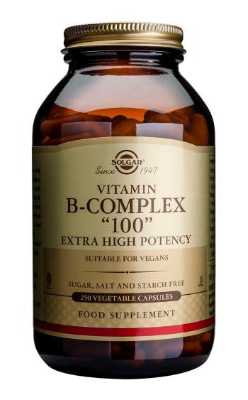 Vitamin B-Complex &quot;100&quot; 250 Vegetable Capsules - Health Emporium