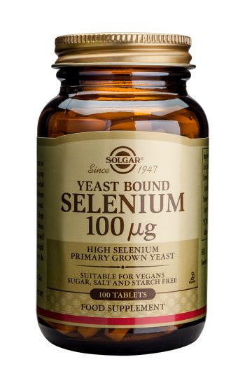 Selenium 100 åµg Tablets (Yeast Bound) - Health Emporium
