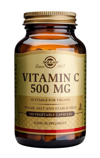 Vitamin C 500 mg 100 Vegetable Capsules - Health Emporium