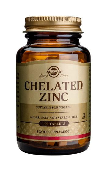 Chelated Zinc 100 Tablets - Health Emporium