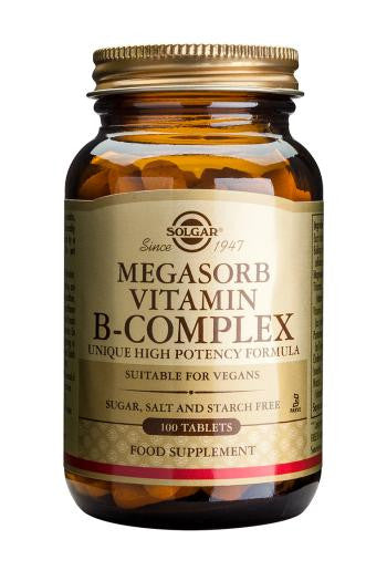 Megasorb Vitamin B-Complex 100 Tablets - Health Emporium