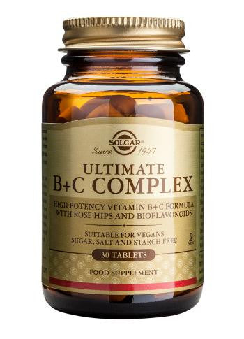Ultimate B+C Complex 30 Tablets - Health Emporium