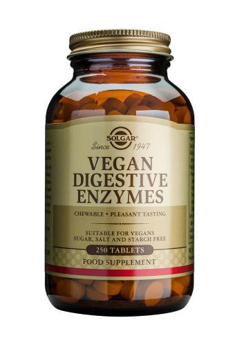 Enzimas digestivas veganas 250 tabletas (solo pedidos pendientes) - emporio de la salud
