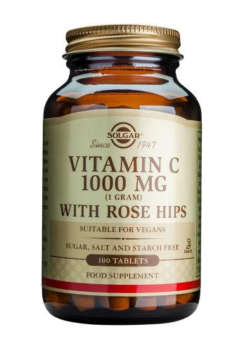 Vitamin C 1000 mg with Rose Hips 90 Tablets - Health Emporium