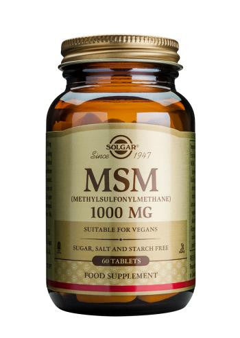 MSM 1000 mg 60 Tablets - Health Emporium