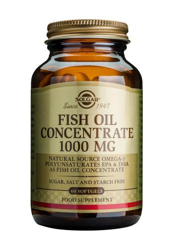Fish Oil Concentrate 1000 mg Softgels - Health Emporium