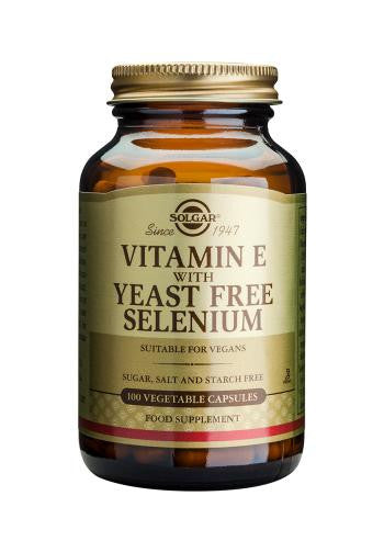 Vitamin E with Yeast Free Selenium Vegetable Capsules - Health Emporium
