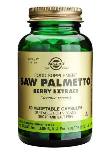 Εκχύλισμα μούρων Saw palmetto 60 κάψουλες λαχανικών - Εμπορικό Κέντρο υγείας