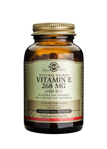 Vitamin E 268 mg (400 IU) Vegetable Softgels - Health Emporium
