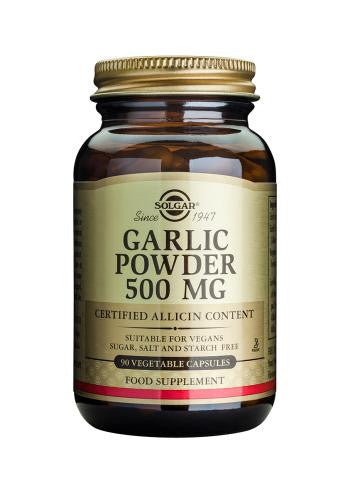 Garlic Powder 500 mg Vegetable Capsules - Health Emporium