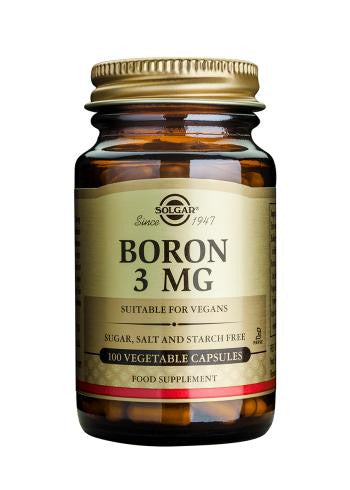 Boron 3 mg Vegetable Capsules - Health Emporium