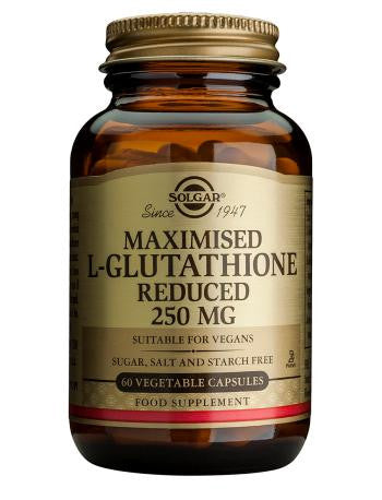 Maximised L-Glutathione Reduced 250 mg Vegetable Capsules - Health Emporium