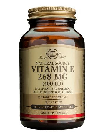 Vitamin E 268 mg (400 IU) Vegetable Softgels - Health Emporium