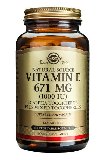 Vitamin E 671 mg (1000 IU) Vegetable Softgels - Health Emporium